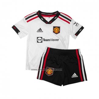 Camiseta Manchester United Segunda Nino 2022-23