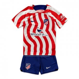 Camiseta Atletico Madrid Primera Nino 2022-23